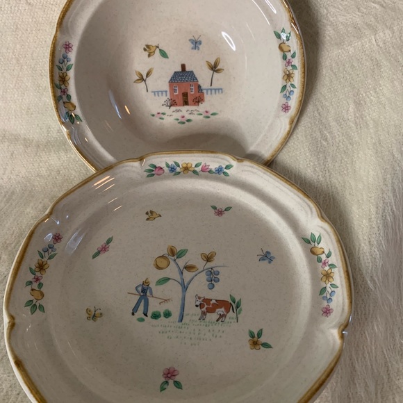 International China Company Stoneware “Heartland” Bowl and Plate set - Picture 2 of 5